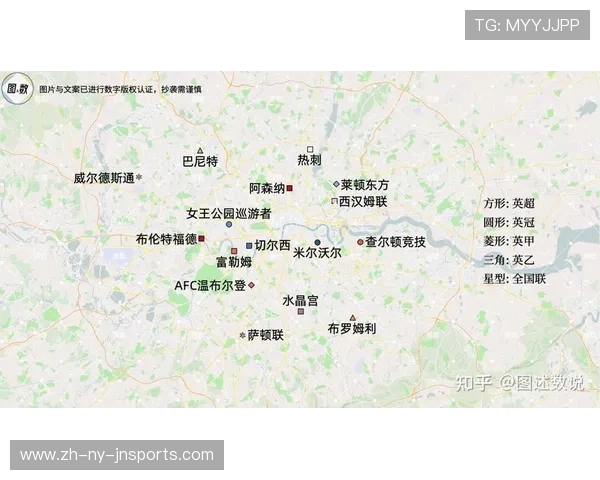 英超球队主场地图 看看各队的主场分布